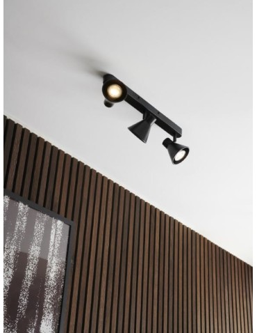 NORDLUX Lampa sufitowa EIK 3xGU10 35W Metal Czarny 45780103 - produkt 2