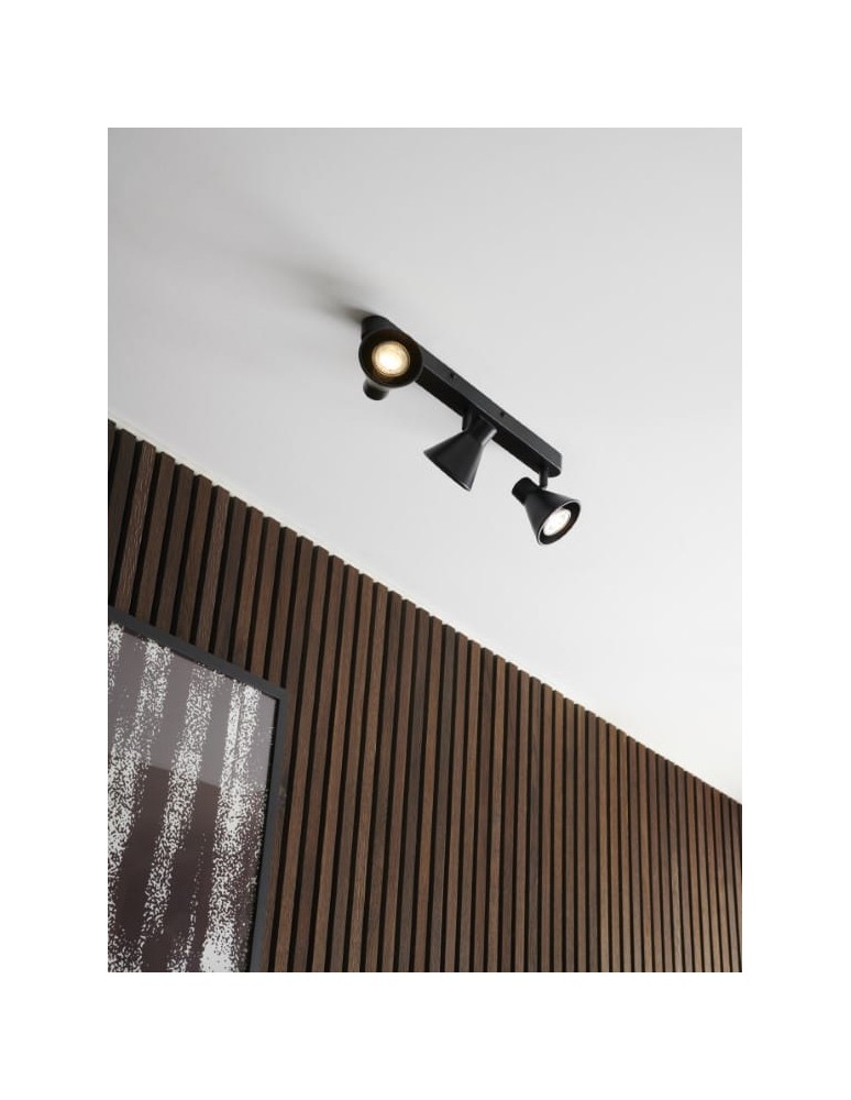 Lampy sufitowe regulowane - spoty - NORDLUX Lampa sufitowa EIK 3xGU10 35W Metal Czarny 45780103 - product kolory-swiatla.pl 2