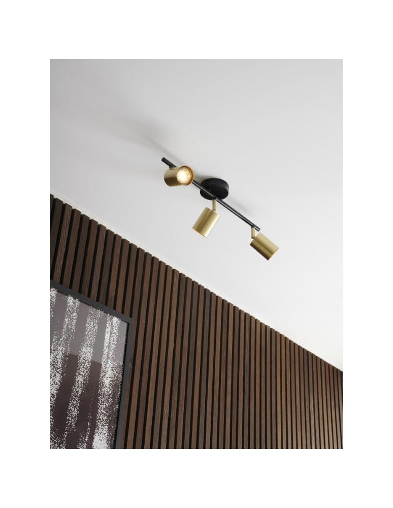 Lampy sufitowe regulowane - spoty - NORDLUX Lampa sufitowa EXPLORE 3xGU10 7W Metal Mosiądz 2113700135 - product kolory-swiatla.pl 2