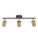 Lampy sufitowe regulowane - spoty - NORDLUX Lampa sufitowa EXPLORE 3xGU10 7W Metal Mosiądz 2113700135 - product 1