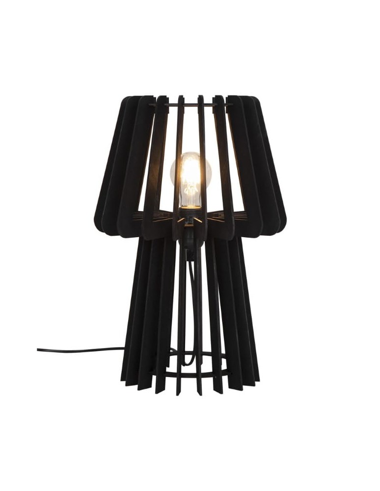 NORDLUX Lampa stołowa GROA 1xE27 40W Drzewo Czarny 2213155003