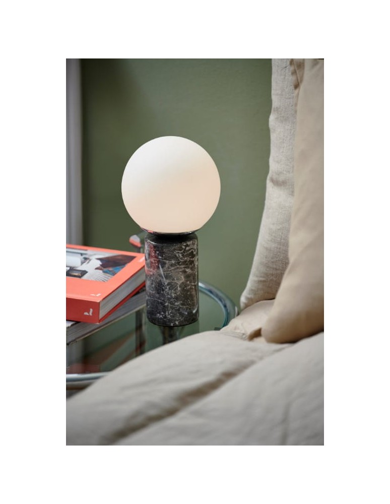 NORDLUX Lampa stołowa LILLY 1xE14 25W Szkło Szary 2213575010 NORDLUX Lampa stołowa LILLY 1xE14 25W Szkło Szary 2213575010