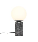 NORDLUX Lampa stołowa LILLY 1xE14 25W Szkło Szary 2213575010 NORDLUX Lampa stołowa LILLY 1xE14 25W Szkło Szary 2213575010