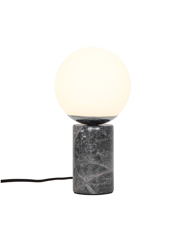 NORDLUX Lampa stołowa LILLY 1xE14 25W Szkło Szary 2213575010 NORDLUX Lampa stołowa LILLY 1xE14 25W Szkło Szary 2213575010