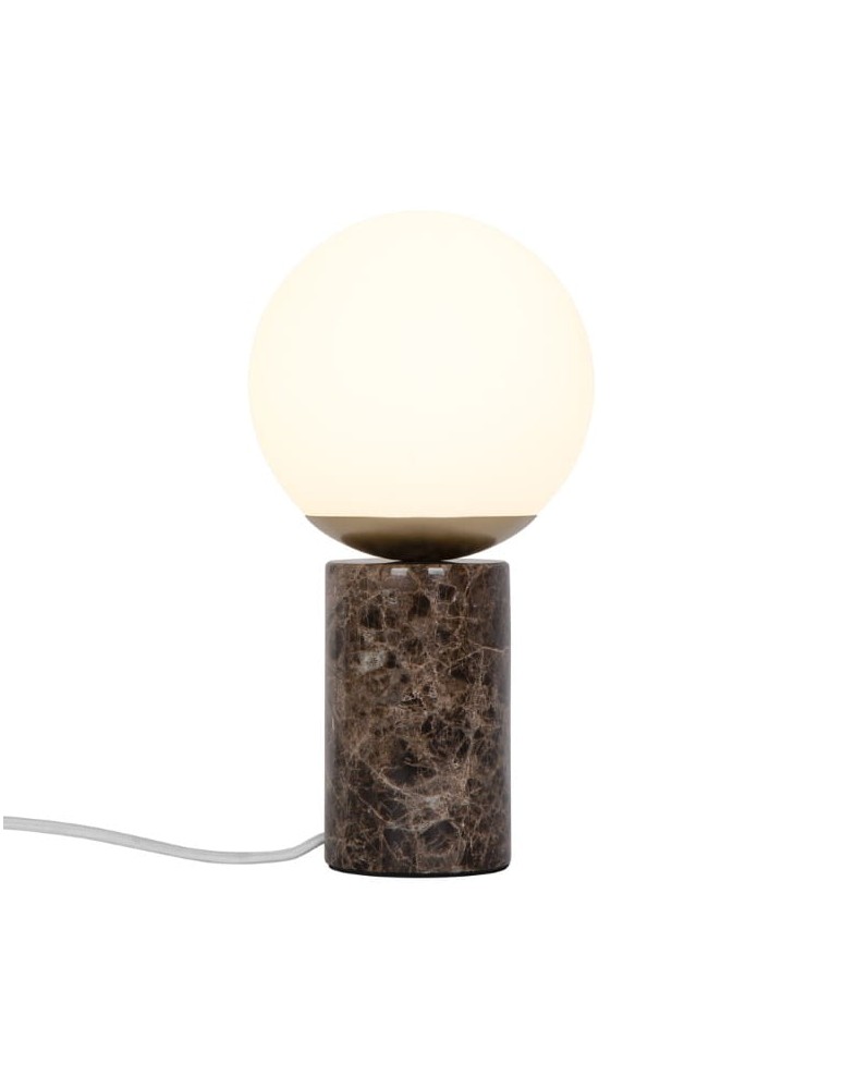 NORDLUX Lampa stołowa LILLY 1xE14 25W Szkło Brązowy 2213575018