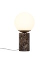 NORDLUX Lampa stołowa LILLY 1xE14 25W Szkło Brązowy 2213575018