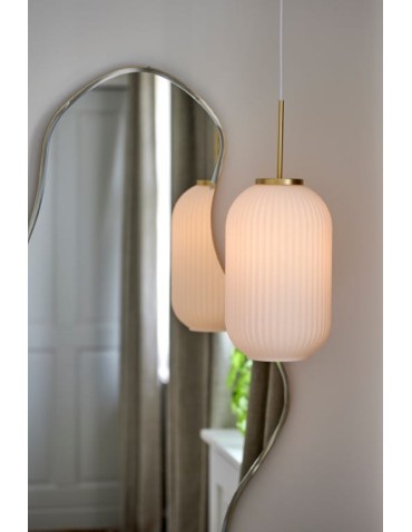NORDLUX Lampa wisząca MILFORD 1xE27 40W Szkło Biały 2213203001 - produkt 2