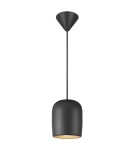 Lampy wiszące w stylu skandynawskim - NORDLUX Lampa wisząca NOTTI 1xE27 25W Metal Czarny 2213073003 - product 1