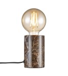 NORDLUX Lampa stołowa SIV 1xE27 60W Marmur Brązowy 45875018 NORDLUX Lampa stołowa SIV 1xE27 60W Marmur Brązowy 45875018