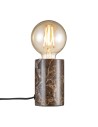 NORDLUX Lampa stołowa SIV 1xE27 60W Marmur Brązowy 45875018 NORDLUX Lampa stołowa SIV 1xE27 60W Marmur Brązowy 45875018