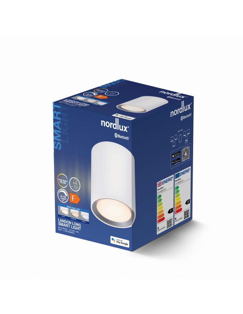 NORDLUX Lampa sufitowa LandonSmar 1xLED  Metal Biały 2110850101