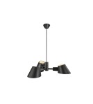Żyrandole w stylu skandynawskim - DFTP by NORDLUX STAY Lampa Wisząca E27 28W Aluminium Czarny - product 3