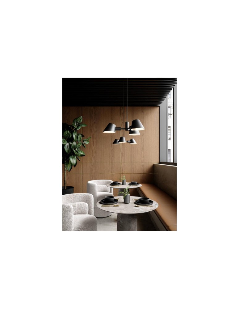DFTP by NORDLUX STAY Lampa Wisząca E27 28W Aluminium Czarny