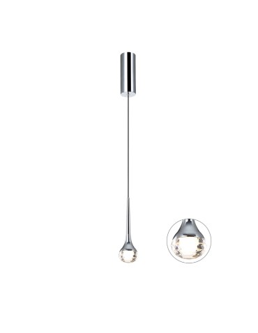 Orlicki Design Crima Cromo Wisząca Chrom LED 1x6W 3000K
