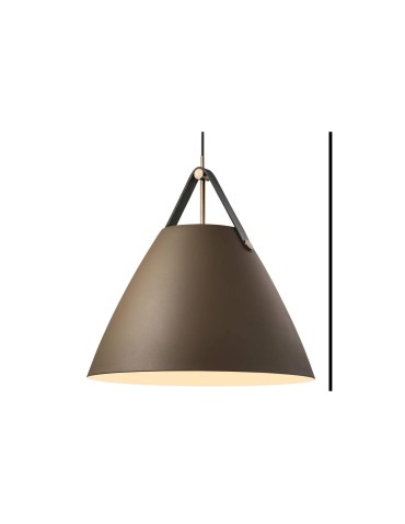 DFTP by NORDLUX STRAP Lampa Wisząca E27 40W Metal Beżowy