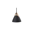 Lampy wiszące w stylu skandynawskim - DFTP by NORDLUX STRAP Lampa Wisząca GU10 40W Metal Czarny - product 1