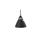 Lampy wiszące w stylu skandynawskim - DFTP by NORDLUX STRAP Lampa Wisząca GU10 40W Metal Czarny - product 2