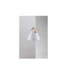 Lampy wiszące w stylu skandynawskim - DFTP by NORDLUX STRAP Lampa Wisząca GU10 40W Metal Biały - product 3