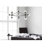 Lampy wiszące - Orlicki Design Bao Nero Clear 10xE27 - produkt 3