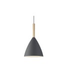 DFTP by NORDLUX PURE Lampa Wisząca E27 40W Metal Szary DFTP by NORDLUX PURE Lampa Wisząca E27 40W Metal Szary