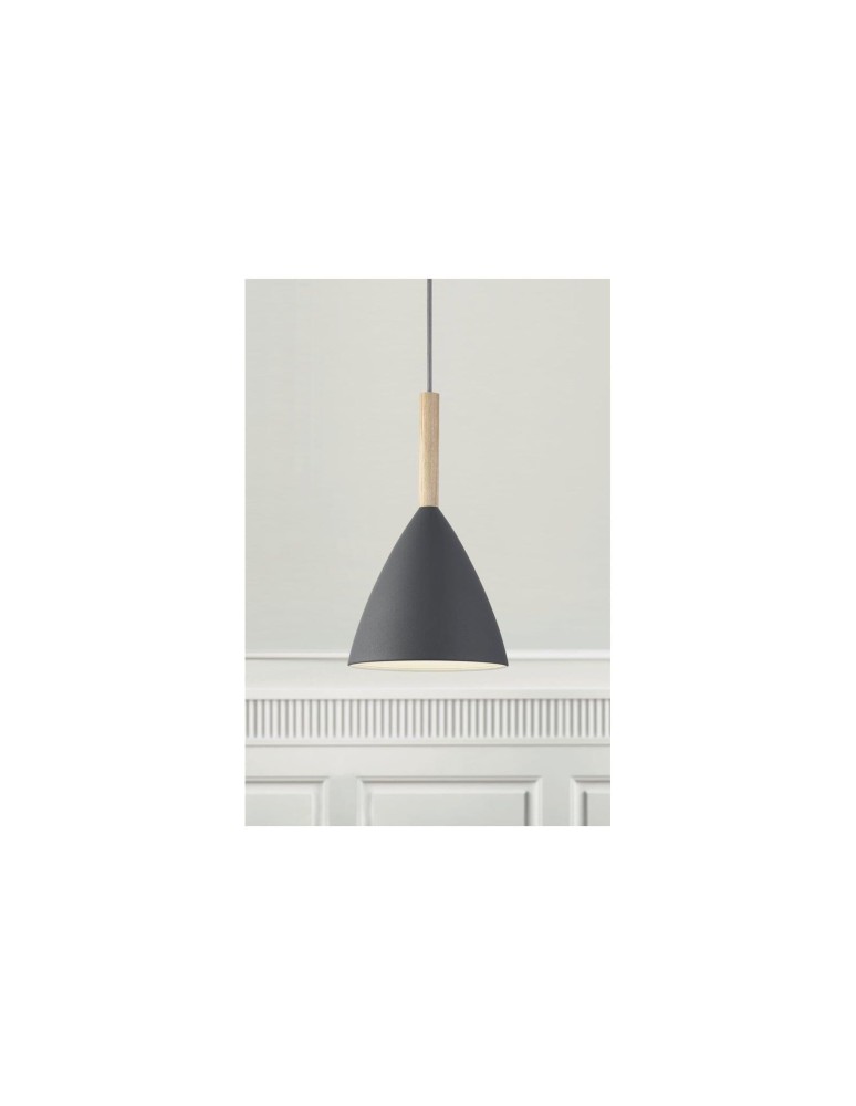 DFTP by NORDLUX PURE Lampa Wisząca E27 40W Metal Szary DFTP by NORDLUX PURE Lampa Wisząca E27 40W Metal Szary