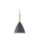 DFTP by NORDLUX PURE Lampa Wisząca E27 40W Metal Szary DFTP by NORDLUX PURE Lampa Wisząca E27 40W Metal Szary