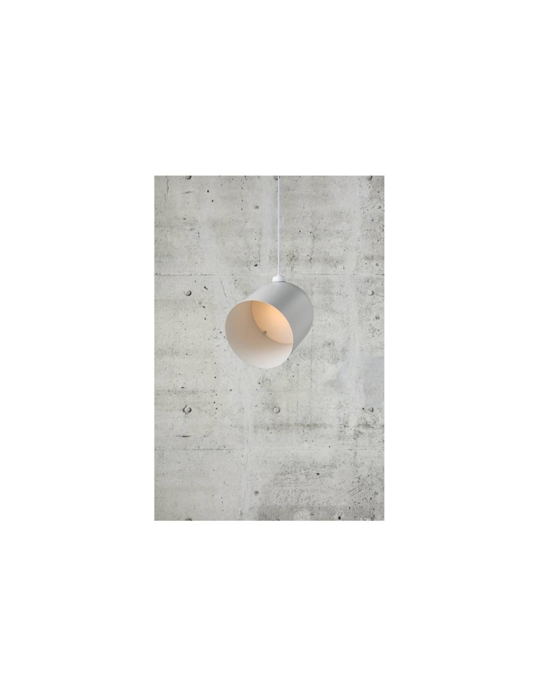 DFTP by NORDLUX ANGLE Lampa Wisząca E27 60W Metal Biały/Szary