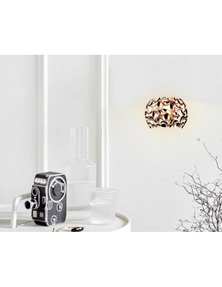 Kinkiety glamour - Orlicki Design Carera Złoty Parette Kinkiet 1xG9 - produkt kolory-swiatla.pl 2