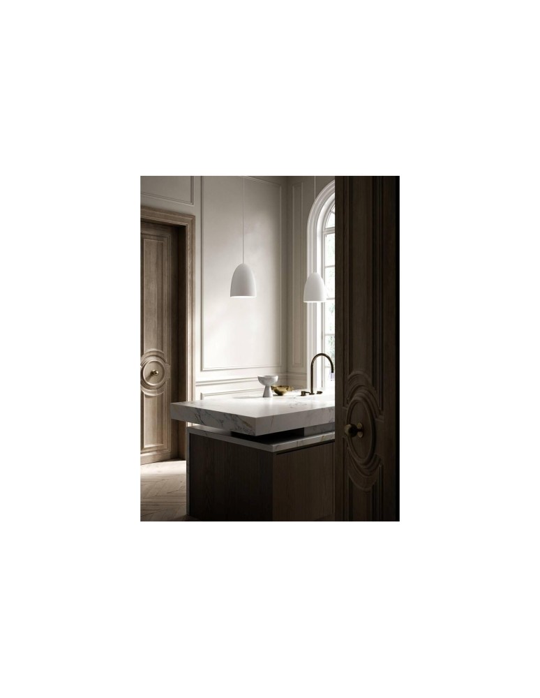 Lampy wiszące w stylu skandynawskim - DFTP by NORDLUX NEXUS Lampa Wisząca E27 40W Metal Biały/Szary - product kolory-swiatla.pl 2