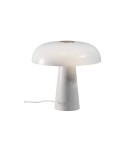 DFTP by NORDLUX GLOSSY Lampa Stołowa E27 15W Marmur Opal Biały DFTP by NORDLUX GLOSSY Lampa Stołowa E27 15W Marmur Opal Biały