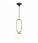 DFTP by NORDLUX Lampa wisząca SHAPES 15W E27 Złoty Szkło/Metal DFTP by NORDLUX Lampa wisząca SHAPES 15W E27 Złoty Szkło/Metal
