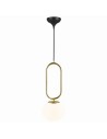 DFTP by NORDLUX Lampa wisząca SHAPES 15W E27 Złoty Szkło/Metal DFTP by NORDLUX Lampa wisząca SHAPES 15W E27 Złoty Szkło/Metal