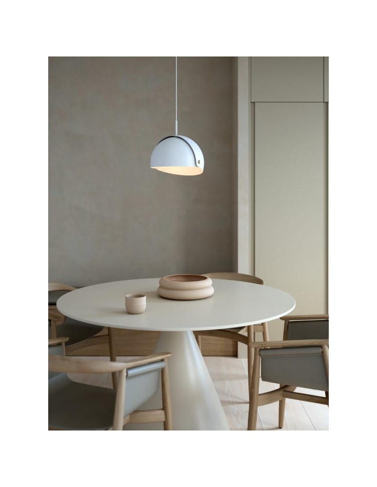 DFTP by NORDLUX Lampa wisząca Align 1xE27 15W Metal Biały DFTP by NORDLUX Lampa wisząca Align 1xE27 15W Metal Biały