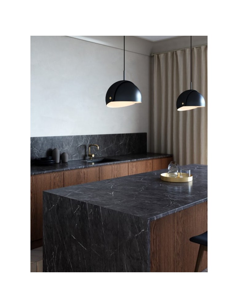 Lampy wiszące w stylu skandynawskim - DFTP by NORDLUX Lampa wisząca Align 1xE27 15W Metal Czarny - product kolory-swiatla.pl 6