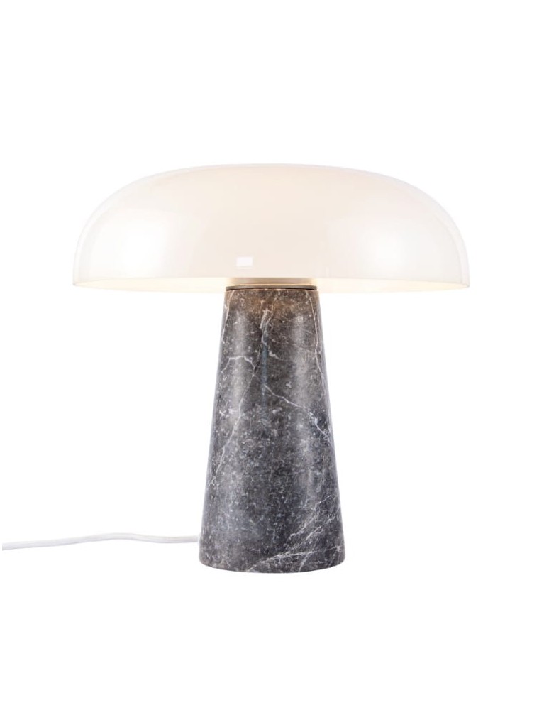 DFTP by NORDLUX Lampa stołowa GLOSSY 1xE27 15W Marmur Szary