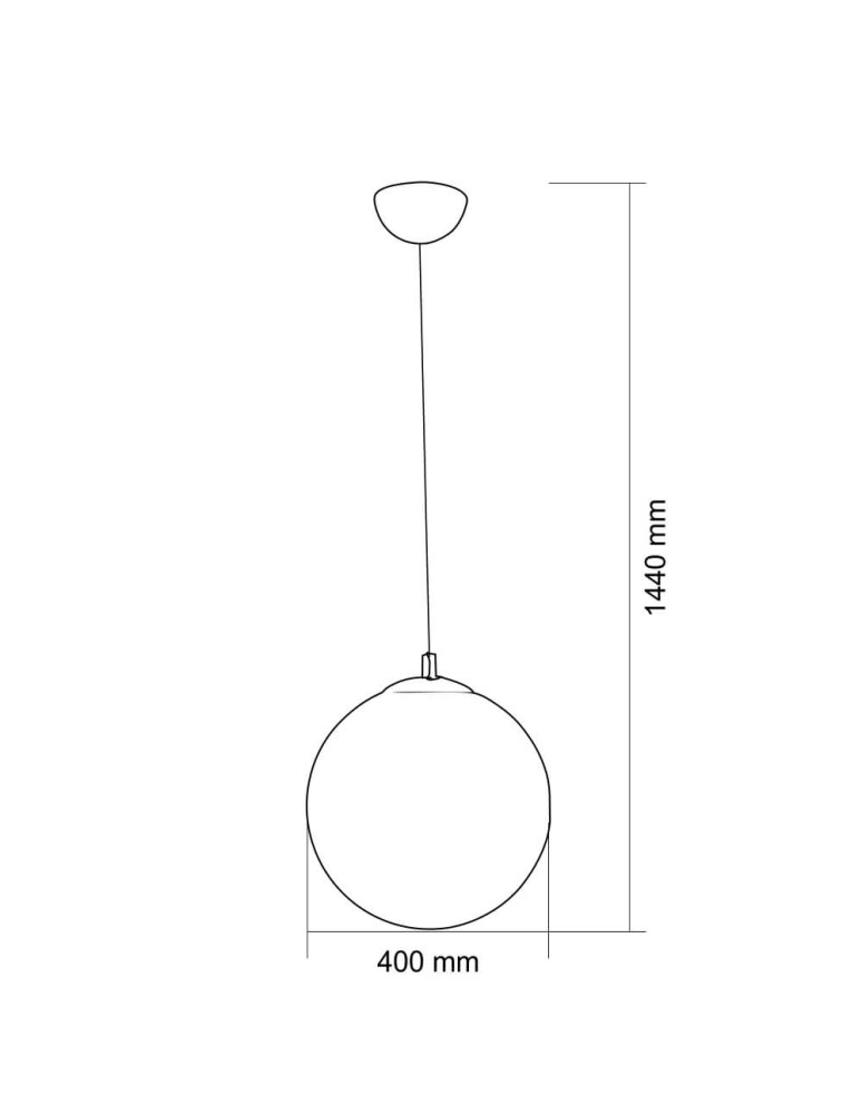Orlicki Design Planet L Wisząca 40cm LED 7W 3000K