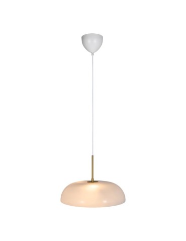 DFTP by NORDLUX Lampa wisząca GLOSSY 1xE14 25W Szkło Biały