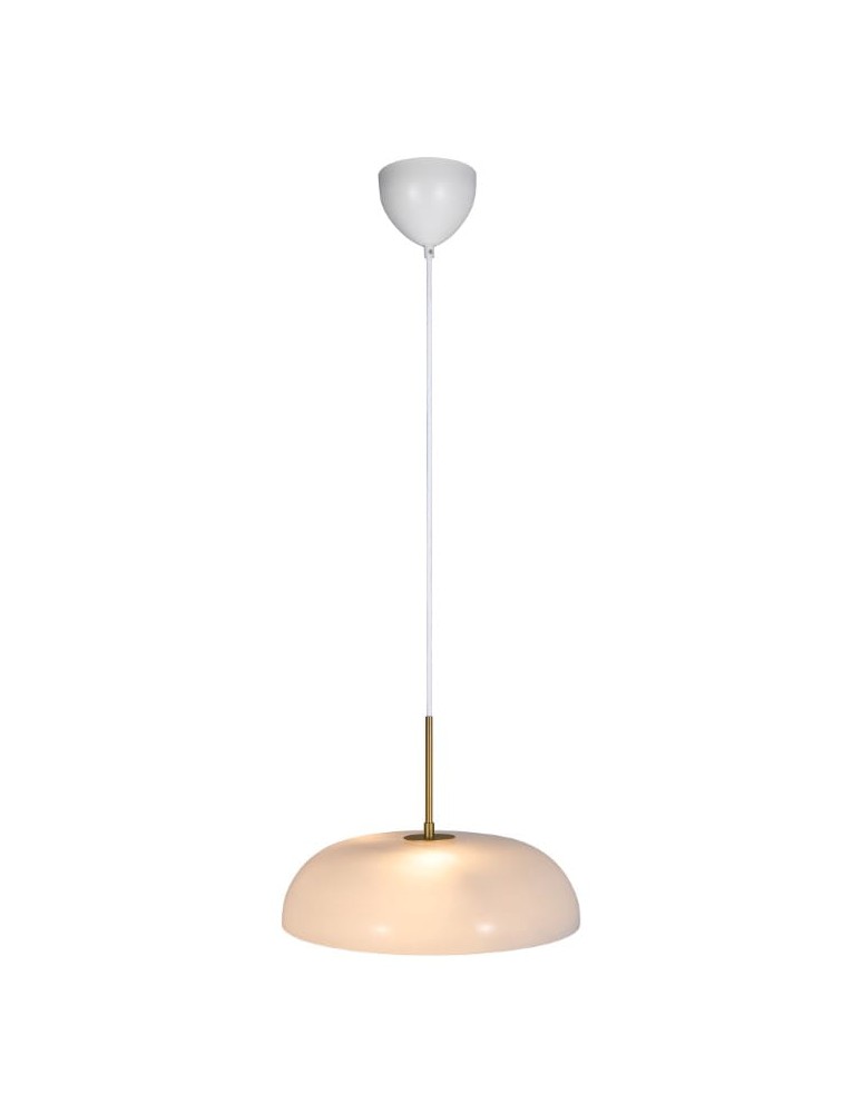 DFTP by NORDLUX Lampa wisząca GLOSSY 1xE14 25W Szkło Biały