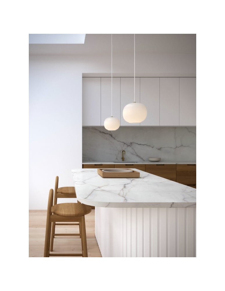 DFTP by NORDLUX Lampa wisząca NAVONE 1xE27 40W Szkło Biały