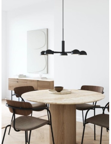 DFTP by NORDLUX Lampa wisząca NOMI 5xE14 8W Metal Czarny - produkt 2