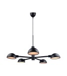 DFTP by NORDLUX Lampa wisząca NOMI 5xE14 8W Metal Czarny DFTP by NORDLUX Lampa wisząca NOMI 5xE14 8W Metal Czarny