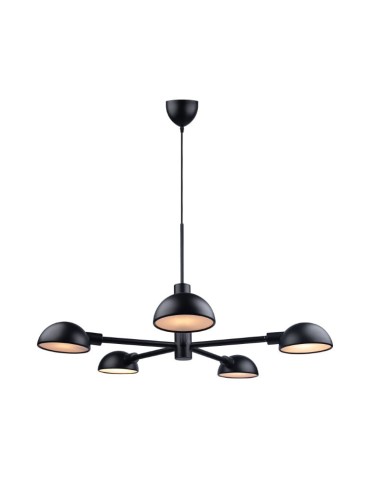 DFTP by NORDLUX Lampa wisząca NOMI 5xE14 8W Metal Czarny