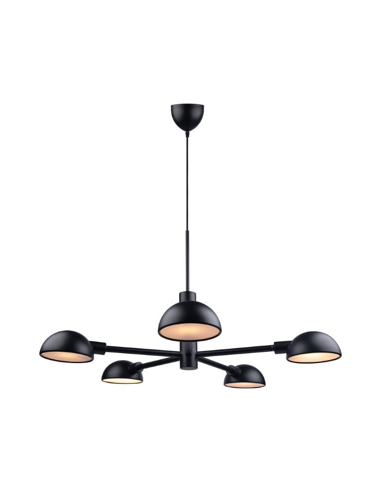 DFTP by NORDLUX Lampa wisząca NOMI 5xE14 8W Metal Czarny