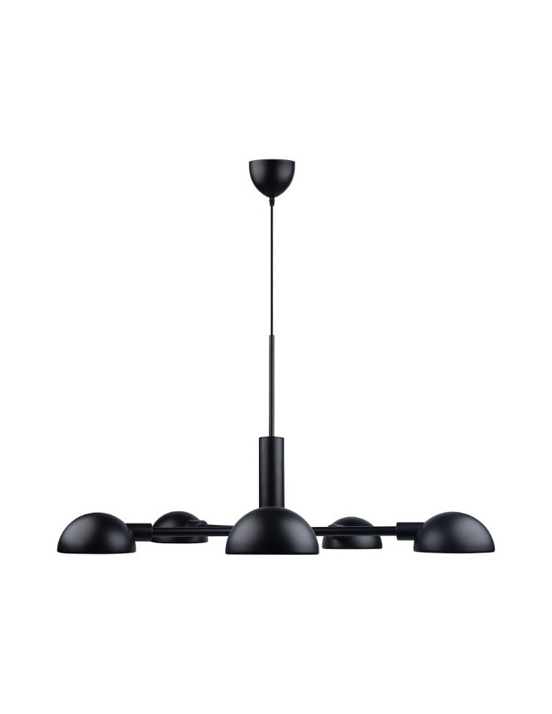 DFTP by NORDLUX Lampa wisząca NOMI 5xE14 8W Metal Czarny DFTP by NORDLUX Lampa wisząca NOMI 5xE14 8W Metal Czarny