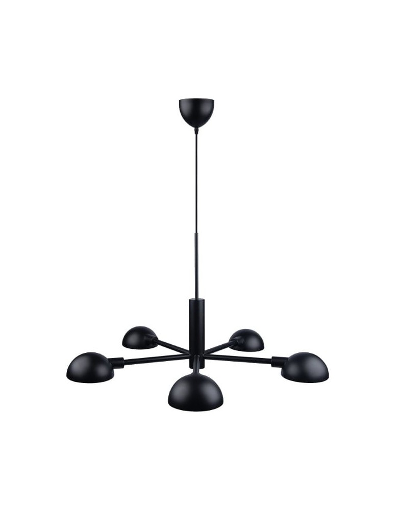 DFTP by NORDLUX Lampa wisząca NOMI 5xE14 8W Metal Czarny DFTP by NORDLUX Lampa wisząca NOMI 5xE14 8W Metal Czarny