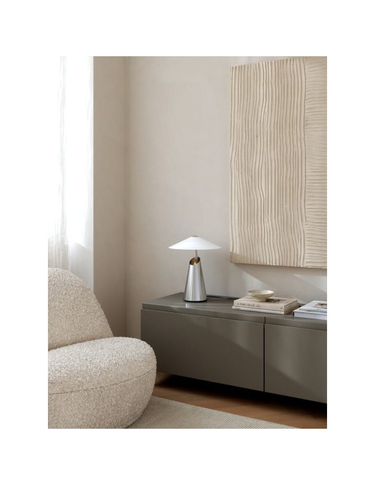 DFTP by NORDLUX Lampa stołowa TAIDO 1xE27 25W Metal Chrom DFTP by NORDLUX Lampa stołowa TAIDO 1xE27 25W Metal Chrom