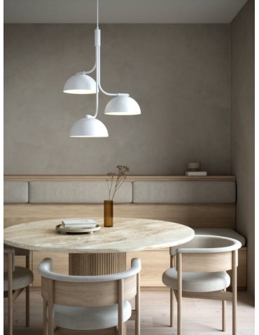 DFTP by NORDLUX Lampa wisząca TULLIO 3xE14 25W Metal Biały - produkt 2