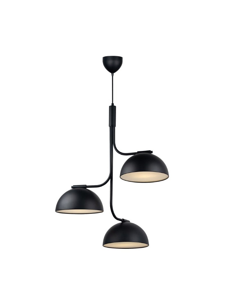 DFTP by NORDLUX Lampa wisząca TULLIO 3xE14 25W Metal Czarny
