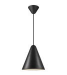 Lampy wiszące w stylu skandynawskim - DFTP by NORDLUX Lampa wisząca NONO 1xE27 40W Metal Czarny - product 1