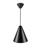 Lampy wiszące w stylu skandynawskim - DFTP by NORDLUX Lampa wisząca NONO 1xE27 40W Metal Czarny - product 2